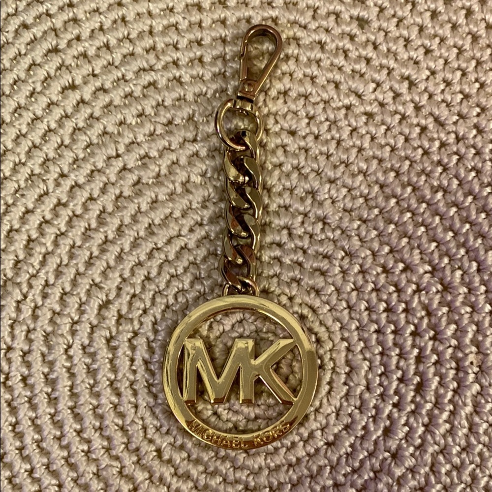 Michael Kors Gold Logo Keychain
